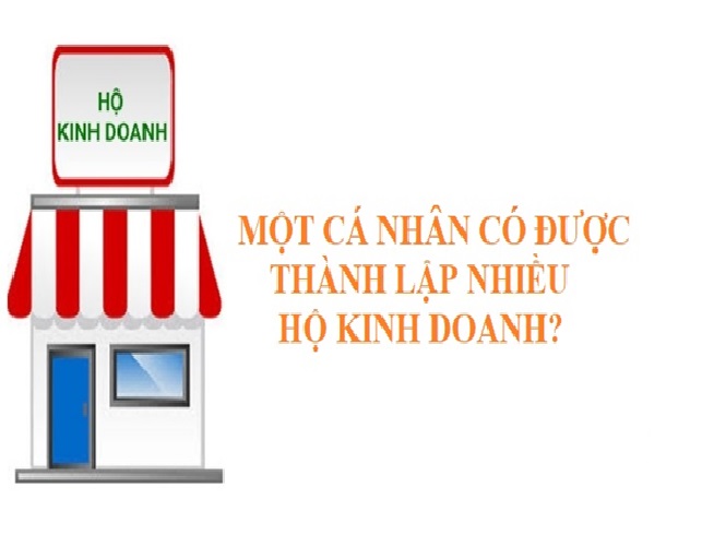 Một cá nhân có thể đứng tên mấy hộ kinh doanh cá thể