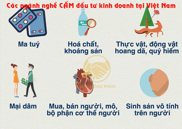 Các ngành nghề cấm đầu tư kinh doanh