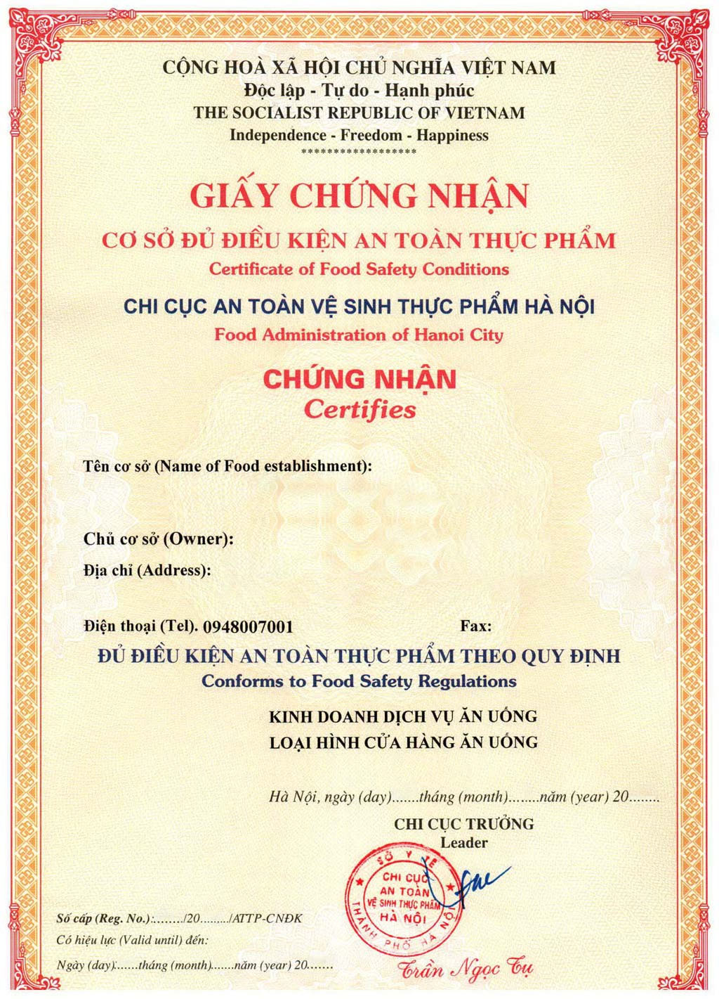 luat-hong-phuc-vn-cap-giay-du-dieu-kien-ve-sinh-an-toan-thuc-pham